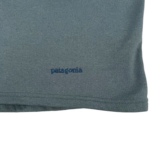Vintage Patagonia R.5 Half Zip Micro Grid Polartec Fleece Sweatshirt Blue XL - Picture 5 of 15